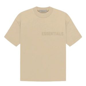 Size Medium - Fear Of God Essentials SS Tee Sand : SS23 *BRAND NEW QUICK SHIP*